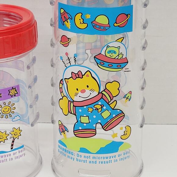 Vtg PLAYTEX Drop-In ORIGINAL NURSER Bottles Holder 8 4 oz RARE With Nipple 1998 - Picture 4 of 9